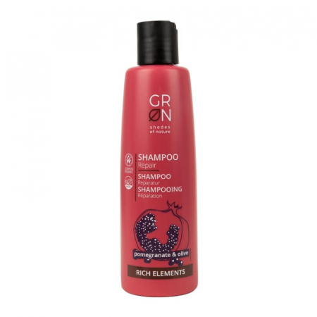 Ingrijire personala - Sampon reparator Bio Organic Rich Elements cu masline si rodie (250ml), GRN Shades of Nature
