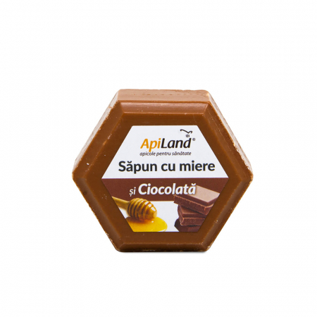 Produse Apicole - Săpun cu miere și ciocolată - 100g
