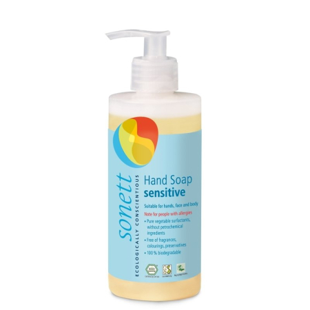 Cosmetice - Sapun lichid pentru maini sensitive ecologic 300ml Sonett
