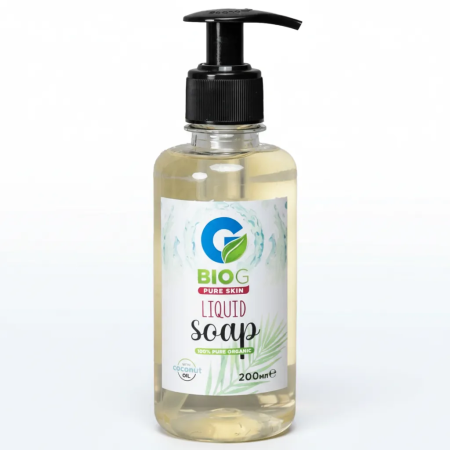 Săpunuri - Săpun Natural pentru Față BIO G Pure Skin 250 ml - Curățare pentru Ten Mixt, Gras și Predispus la Imperfecțiuni