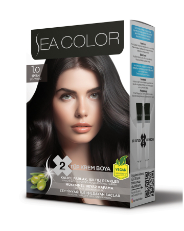 Ingrijire personala - Sea Color Cream Hair Dye – Vopsea cremă pentru păr cu acoperire intensă și strălucire de durată - Tonuri Inchise