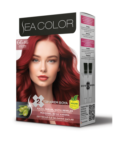 Cosmetice - Sea Color Cream Hair Dye – Vopsea cremă pentru păr cu acoperire intensă și strălucire de durată - Tonuri Inchise