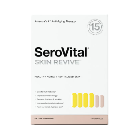 Afectiuni Frecvente - Serovital Skin Revive, Formula Avansata Pentru Reducerea Ridurilor Si Stralucirea Pielii, 180 Cps
