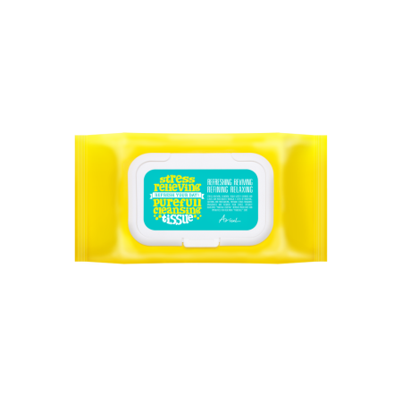 Cosmetice - Șervețele de Curățare a Tenului Ariul Stress Relieving, 80 buc