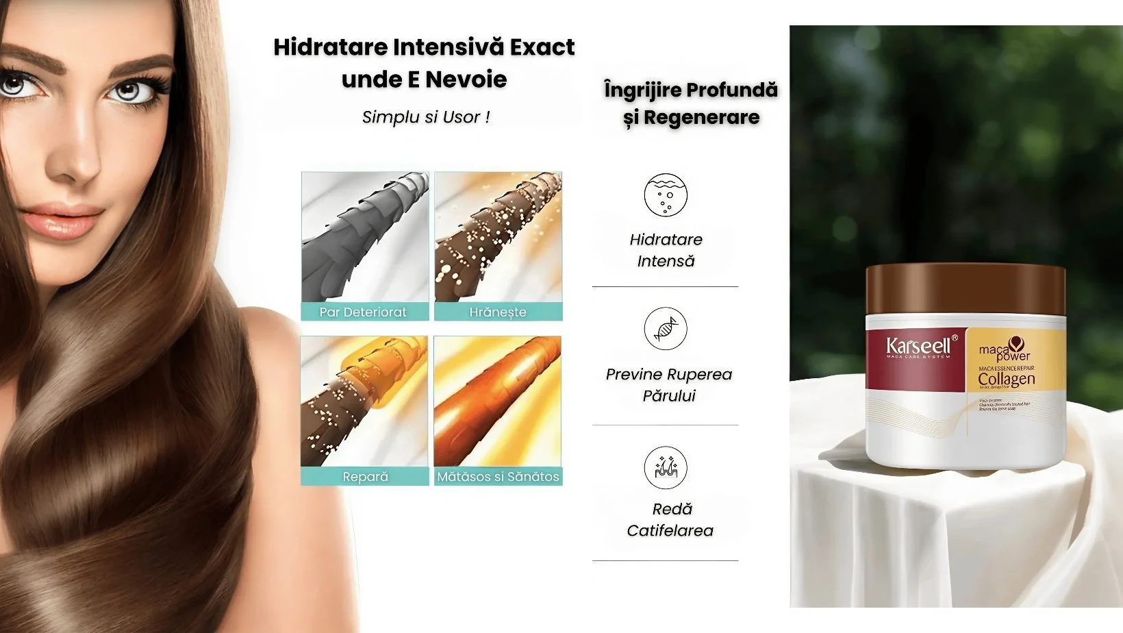 Set Cadou Karseell pentru Îngrijirea Părului ( Mască și Ulei pentru Hidratare și Reparare Intensivă) [7]