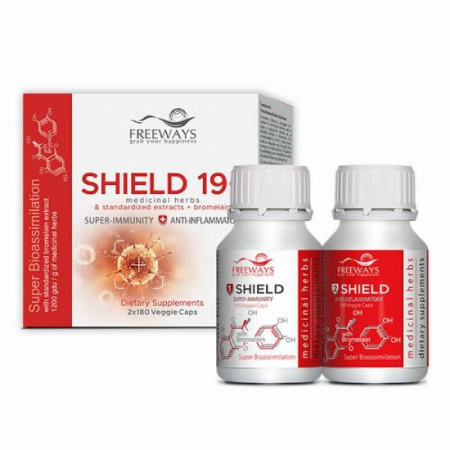 Suplimente alimentare - Shield 19+ – 2×180 cps veg