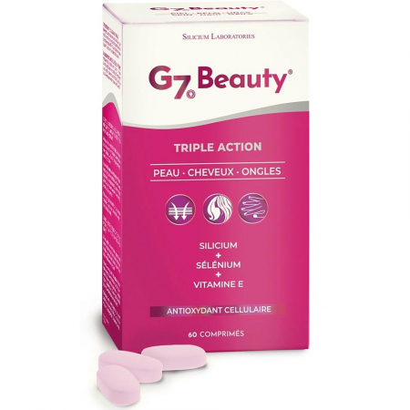 Suplimente Piele - SILICIUM G7 Beauty ( Siliciu organic + Seleniu + Vitamina E) * 60 CPS