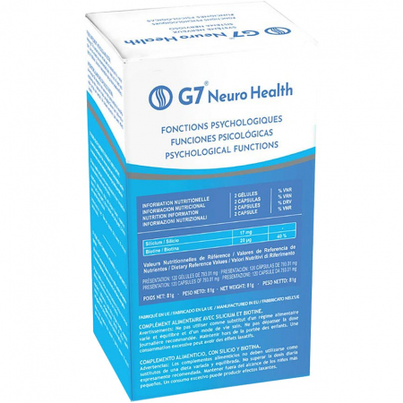 SILICIUM G7 Neuro Health ( pentru functionarea normala a sistemului nervos și a funcției psihologice ) *120 CPS [1]