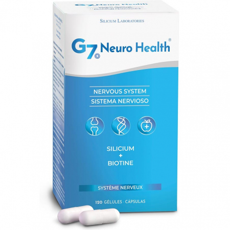 Suplimente Anxietate - SILICIUM G7 Neuro Health ( pentru functionarea normala a sistemului nervos și a funcției psihologice ) *120 CPS