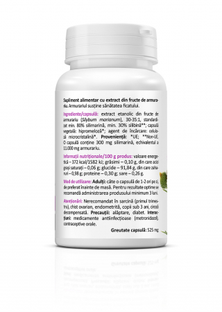SILYMARIN FORTE( actiune hepatoprotectoare, sustine regenerarea si detoxifierea ficatului) 30 CPS [1]