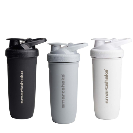 Smartshake Reforce Shaker Din Inox Gri, 900 Ml [1]