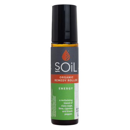 Uleiuri Esentiale - SOiL Roll-On Energy cu Uleiuri Esențiale Pure Organice ECOCERT 10 ml | Amestec Energizant