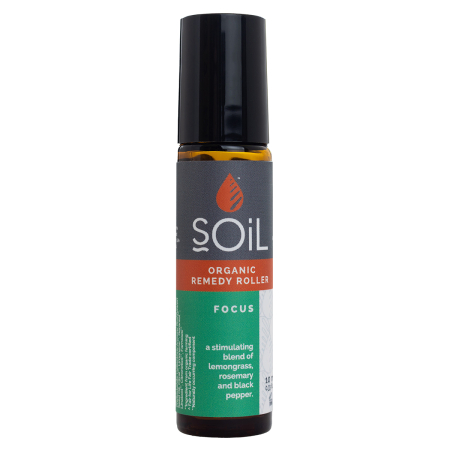 Uleiuri Esentiale - SOiL Roll-On Focus cu Uleiuri Esențiale Pure Organice ECOCERT 10 ml | Amestec pentru Concentrare