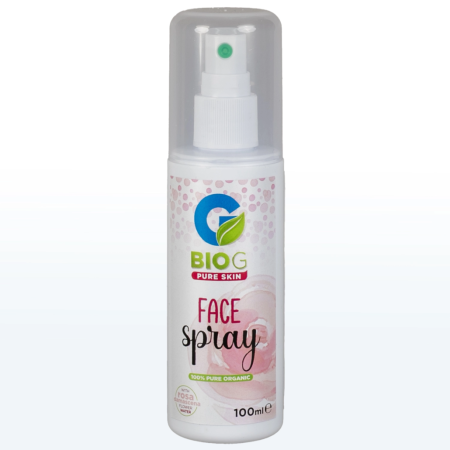 Cosmetice - Spray Natural pentru Față BIO G Pure Skin 100 ml - cu Acid Salicilic, Rosa Damascena, Spiraea și Camfor pentru Ten cu Imperfecțiuni