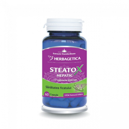 Capsule/comprimate/siropuri - Steatox Hepatic ( Dizolvă grăsimile la nivelul ficatului) * 60 cps