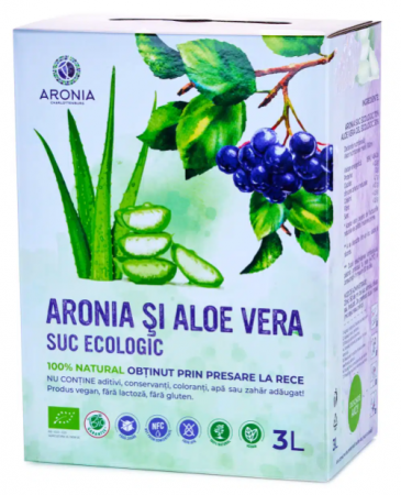 Sucuri medicinale - Suc de Aronia și Aloe Vera 3L ECO