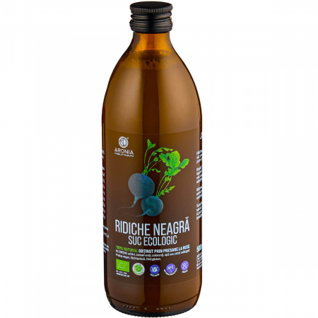 Sucuri medicinale - Suc de Ridiche Neagră 100% Natural și Ecologic - 500ml