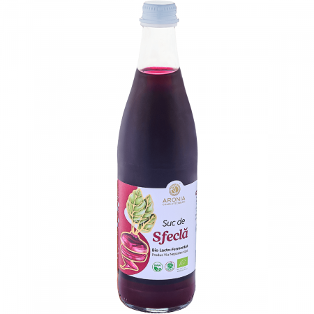 Suplimente alimentare - Suc de Sfeclă BIO Lacto-Fermentat – Produs Viu Nepasteurizat – 500ml