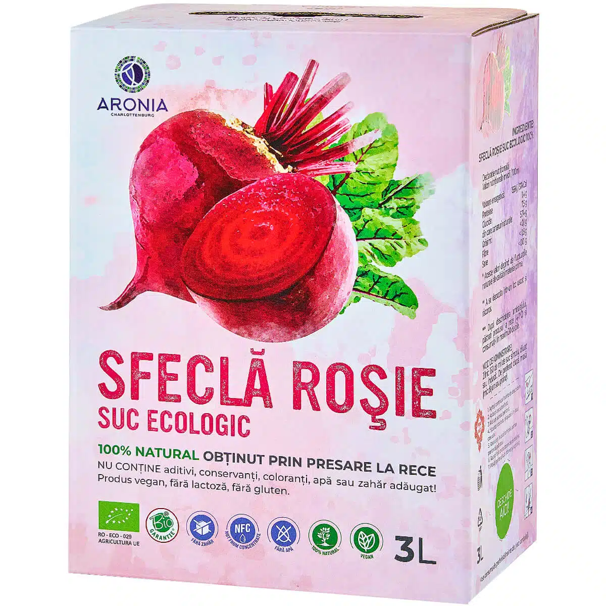 Sucuri medicinale - Suc de Sfecla Rosie 3L ECO
