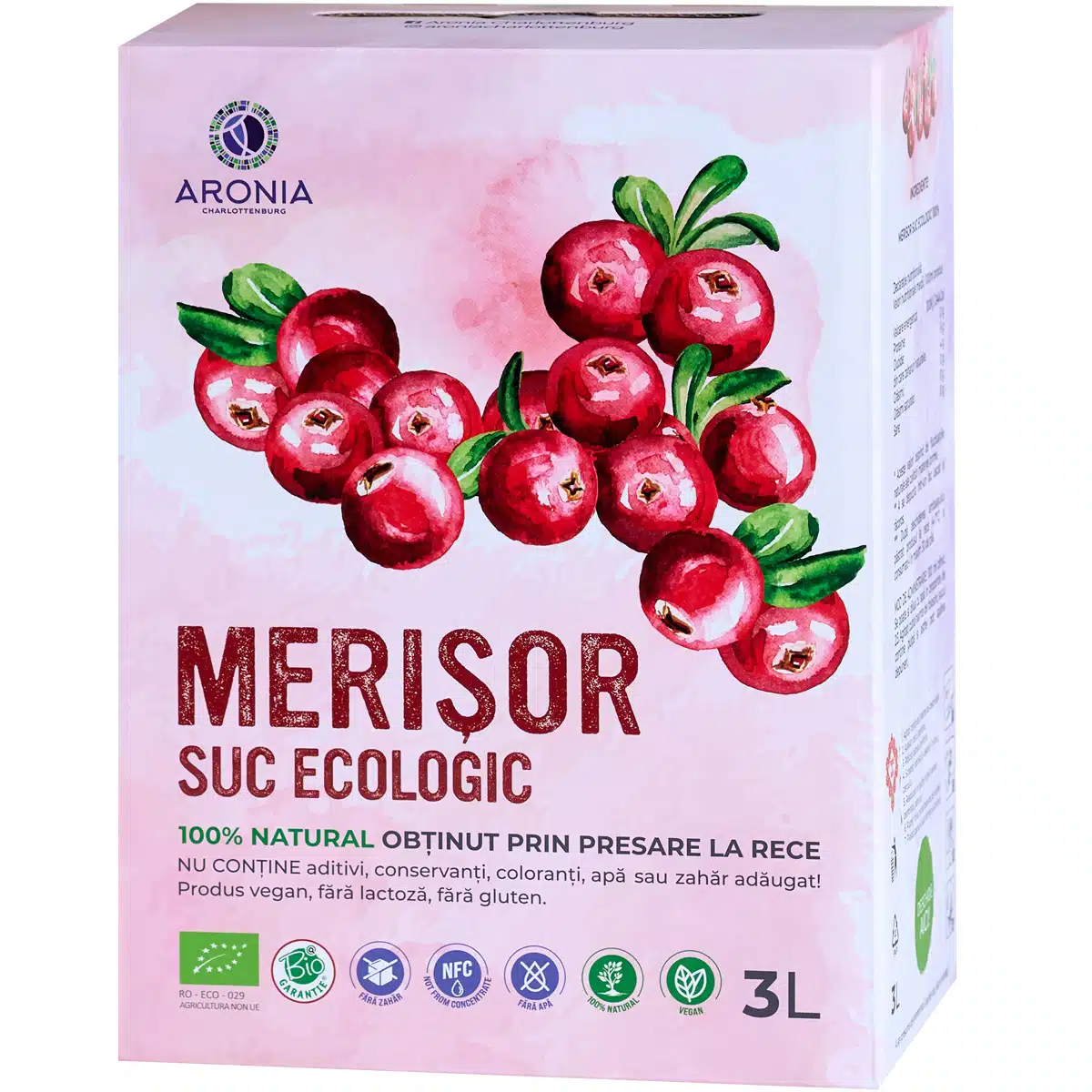 CAMPANIE 1 DECEMBRIE - Suc Pur de Merisor 3L ECO (excelent in infectii urinare)