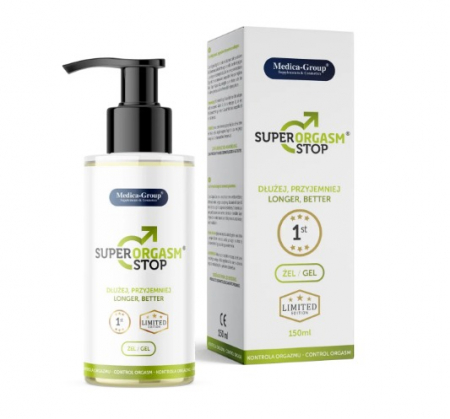 Viata sexuala - Super orgasm Stop  gel-pentru întârzierea ejaculării, 150 ml