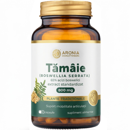 Articulații - Tămâie 800 mg, Aronia Charlottenburg, 60 capsule – extract de Boswellia serrata pentru confort articular