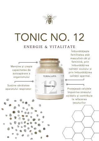 Suplimente alimentare - TONIC No. 12 – Elixir Apicol cu Cătină și Armurariu