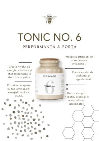 Produse Apicole - TONIC No. 6 – Elixir de Performanță și Vitalitate cu Cânepă