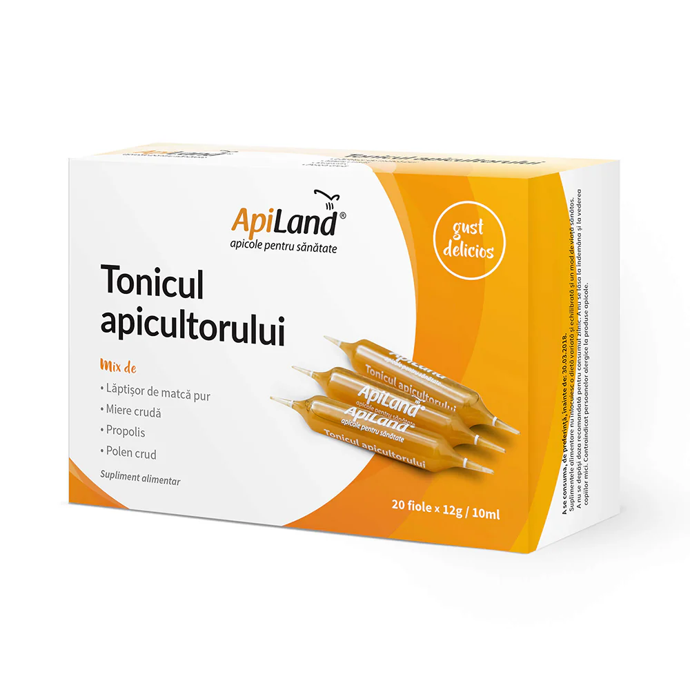 Sistem imunitar - Tonicul apicultorului ( Protejează organismul de viroze și infecții) - 20 fiole x 12g