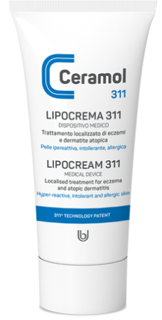 Cosmetice - Tratament localizat pentru eczemă și dermatită atopică Lipocream, 50 ml, Ceramol - refacerea barierei cutanate