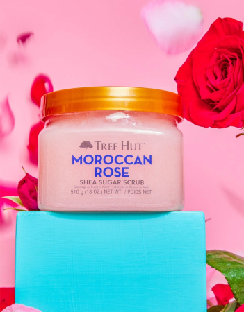 Tree Hut Shea Sugar Scrub Moroccan Rose, 510 G [1]