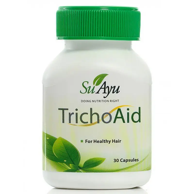 Suplimente Ayurvedice - TrichoAid - Caderea parului,dermatita seboreica *30 caps