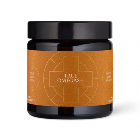 Suplimente alimentare - True Omega, Omega-3, Omega-7 (60 capsule softgel), Ancient and Brave