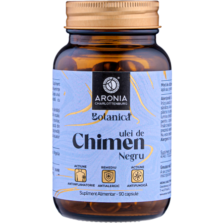 Protocoale - recomandari farmacist - Ulei de Chimen Negru (Negrilica) Premium Vegan — 90 capsule cu proprietati antioxidante, antiinflamatoare si antimicrobiene