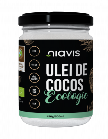 Suplimente alimentare - ULEI DE COCOS EXTRA VIRGIN ECOLOGIC BIO 450G 500ML