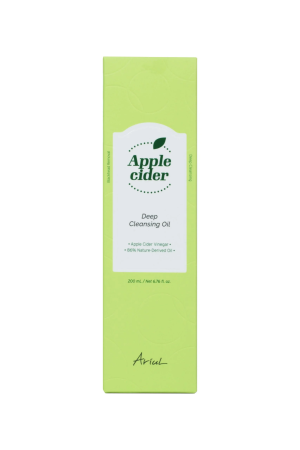 Ulei de curățare a tenului Ariul Apple Cider Deep Cleansing pentru pori, machiaj, sebum și puncte negre, 200ml [1]