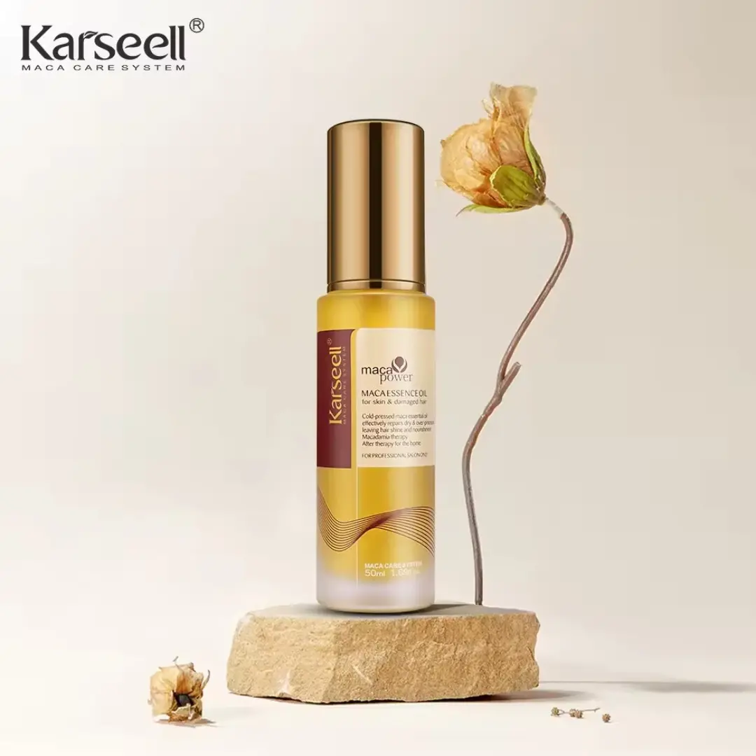 Gama Karseel - Ulei de par Karseell cu argan marocan, reparator si bogat in vitamina E ( pentru parul uscat si deteriorat ) * 50 ml