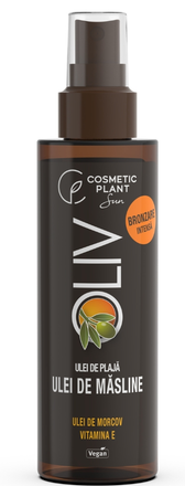 Cosmetice - Ulei de plajă Oliv SPF 0 pentru bronzare intensă Sun, 150 ml, Cosmetic Plant - bronz uniform și piele catifelată
