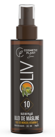 Cosmetice - Ulei de plajă Oliv SPF 10 Sun, 150 ml, Cosmetic Plant - bronz intens, protecție UVA/UVB și piele catifelată