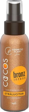 Cosmetice - Ulei de plajă pentru bronz intens, 100 ml - strălucire, hidratare și parfum exotic de cocos