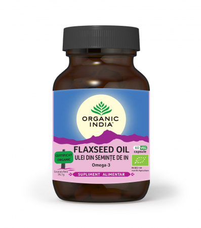 Suplimente Ayurvedice - Ulei din Seminte de In   Sursa Naturala de Omega 3