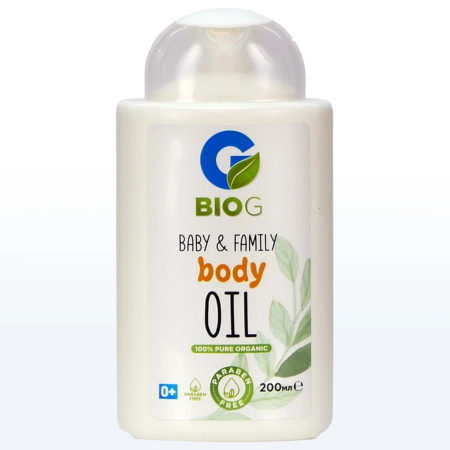 Cosmetice - Ulei Natural pentru Bebeluși BIO G BABY 200 ml - cu Susan, Migdale, Măsline, Mușețel și Gălbenele