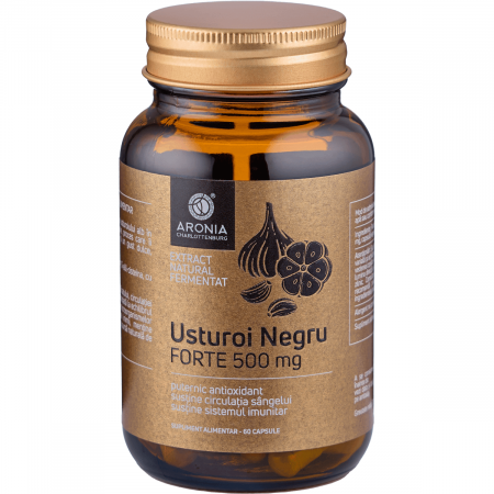 Suplimente alimentare - Usturoi Negru Forte — 60 capsule cu beneficii dovedite pentru circulație, imunitate, inimă și sistemul respirator