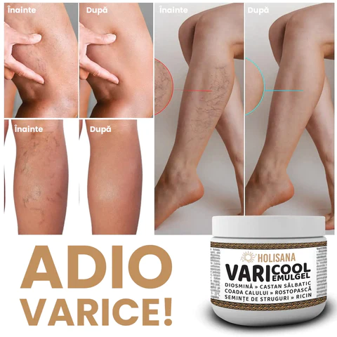 Sistem osteo-articular - VariCool - (Vindeca ulceratiile cutanate, eczemele, ranile, Reface venele varicoase,capilarele sparte) * 300 ML