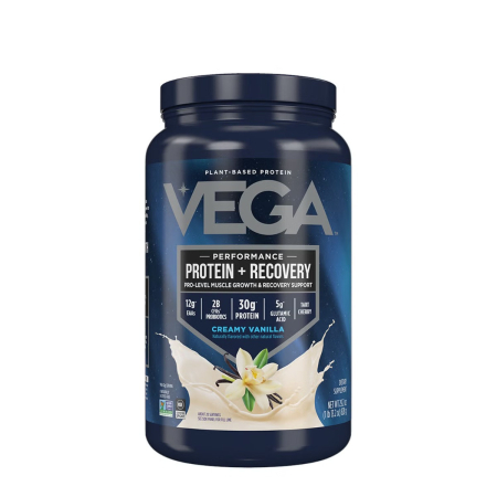 Afectiuni Frecvente - Vega Performance Protein + Recovery, Proteina Vegetala, Cu Aroma De Vanilie, 828 G