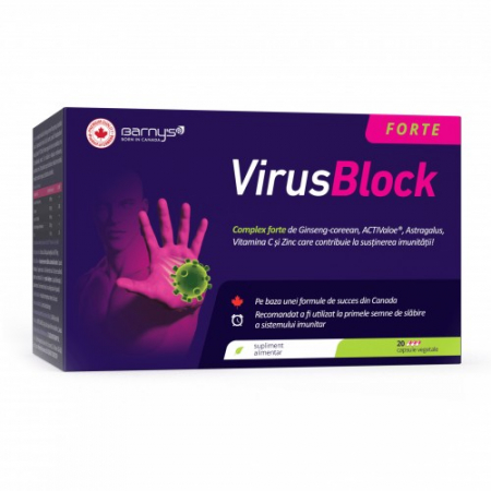 Sistem imunitar - VirusBlock™ Forte (  functionarea normala si sustinerea sistemului imunitar ) * 20 cps