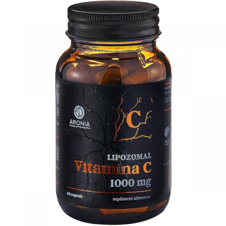 Suplimente Copii - Vitamina C Lipozomală la 1000mg — 60 capsule cu capacitate de absorbție de peste 99% în organism