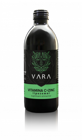 Suplimente liposomale-Absorbtie peste 90% - Vitamina C + Zinc Lipozomal, formula Premium - Drogheria Vara - 250 ml- Mere verzi(alergii/dermatite/raceli)
