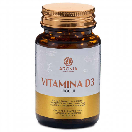 Suplimente Copii - Vitamina D3 1000UI - 120 Capsule