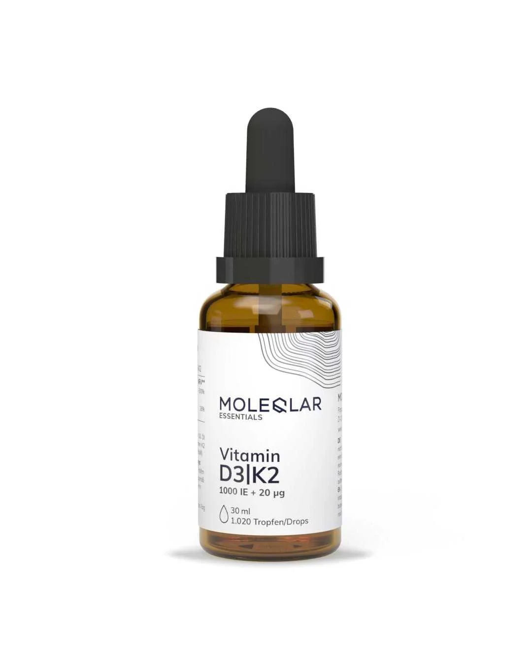 Suplimente alimentare - Vitamina D3 +  K2, uleioasa pentru 1000 de zile
